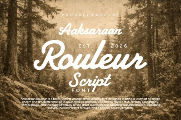 Aaksaraan Rouleur Font: Elevating Small Business Branding