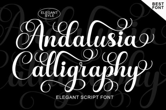 Andalusia Calligraphy Font: Elevating Small Business Branding