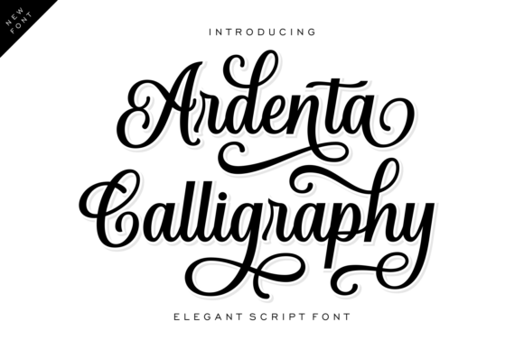 Ardenta Calligraphy Font for Elegant Editorial Design