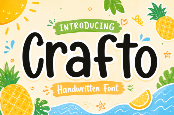 Crafto Font: Adding Handwritten Warmth to Your Brand