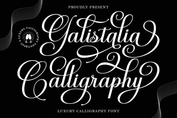 Galistalia Calligraphy Font for Digital Marketing