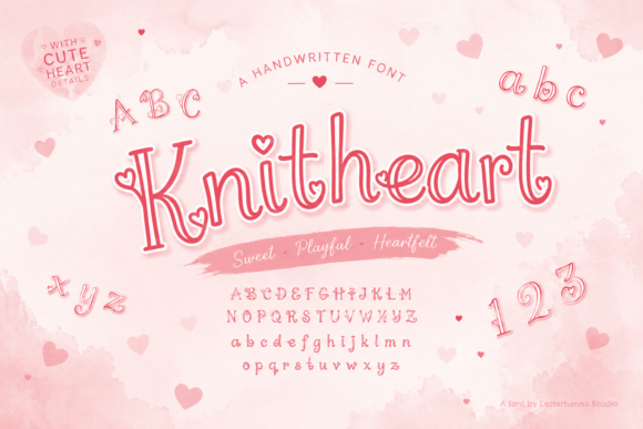 Knitheart Font: Crafting Authentic Digital Brand Visuals