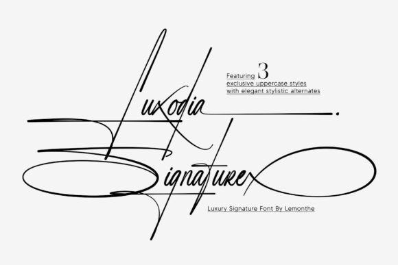 Luxodia Signature Font: Elevating Small Business Branding