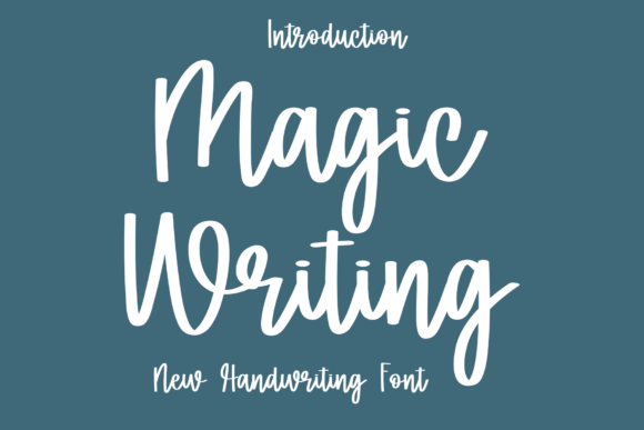 Magic Writing Font for Elegant Craft Projects