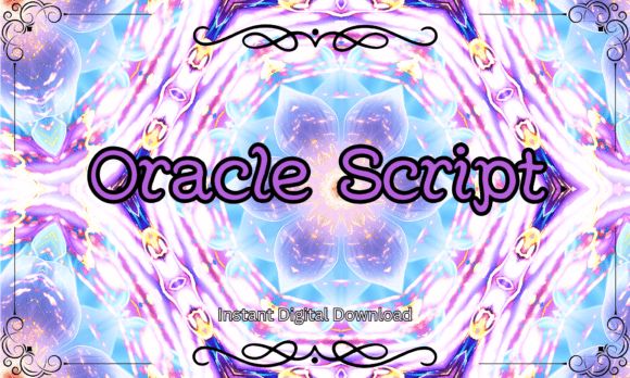 Oracle Script Font for Mystical Editorial Design