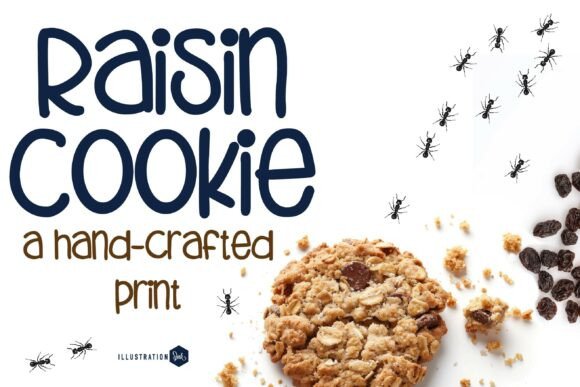 Raisin Cookie Family Font for Editorial Design