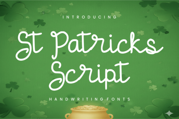 St Patricks Script Font for Festive Editorial Design