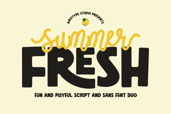Summer Fresh Font: Elevating Seasonal Campaign Visuals