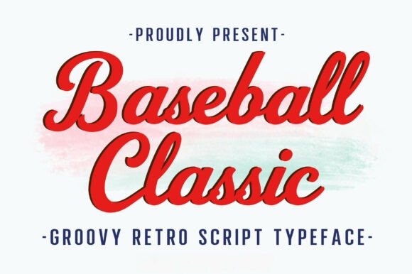 Testing Baseball Classic Font for Retro Branding