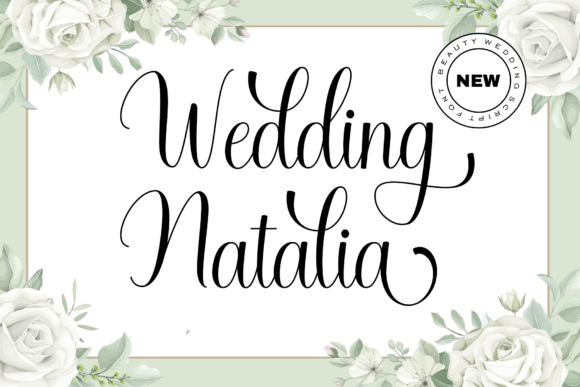 Wedding Natalia Font for Elegant Web Design
